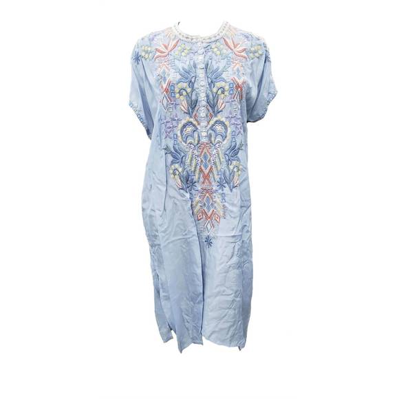 NEW JOHNNY WAS women's lania cupra tunic in denim - Picture 1 of 1